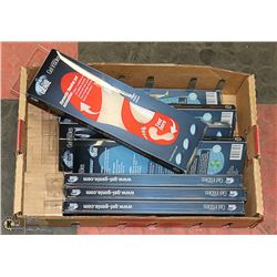 FLAT OF 7 NEW PAIRS OF GEL GENIE UNISEX INSOLES