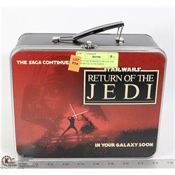 NEW STAR WARS RETURN OF THE JEDI METAL LUNCH BOX
