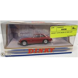 DINKY TOYS MGB GT DIECAST