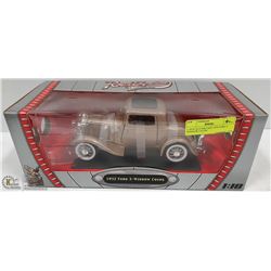1:18 SCALE DIECAST 1932 FORD 3 WINDOW COUPE