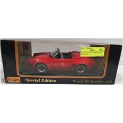 1:18 SCALE DIECAST PORSCHE 911 SPEEDSTER