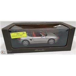 1:18 SCALE DIECAST PORSCHE BOXSTER DEALER MODEL