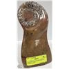 Image 1 : POLISHED AMMONITE FOSSIL ON STONE STAND