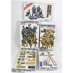 TRAY OF 1/35 MILITARY MINIATURES