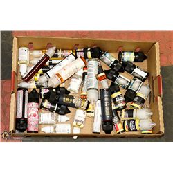 FLAT OF VAPE IN VARIOUS SIZES, FLAVOURS, BRANDS,