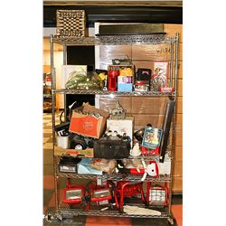 RACK OF ASSORTED UNCLAIMED MERCHANDISE