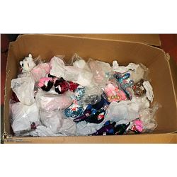 BOX OF ASSORTED COLLECTIBLE TY STUFFED ANIMALS