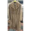 Image 1 : BROWN MINK FUR FULL LENGTH JACKET