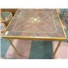 Image 1 : VINTAGE WOOD FOLD-AWAY CARD TABLE W/