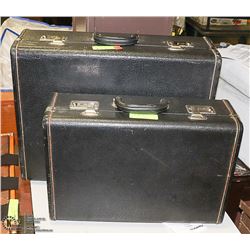 VINTAGE LANGMUIR 2-PC LUGGAGE SET