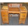 Image 1 : ANTIQUE WOODEN VANITY WITH MIRROR FRAME