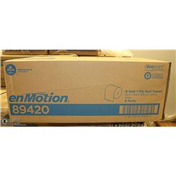 CASE WITH 6 EXTRA LARGE ROLLS OF HAND MOTION ROLL