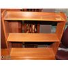 Image 1 : SOLID WOOD 3-TIER SHELVING UNIT
