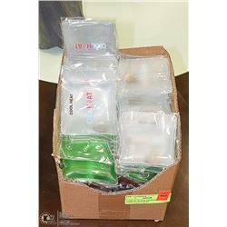 CASE OF 70 NEW INDIVIDUAL HEAT PADS GOOD FOR IN