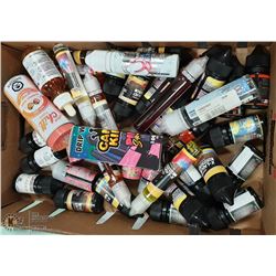 FLAT OF VAPE IN VARIOUS SIZES, FLAVOURS, BRANDS,