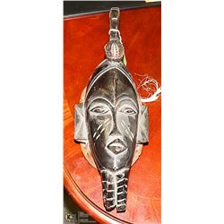 HAND CARVED AFRICAN TRIBAL MASK VINTAGE