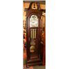 Image 1 : CHERRY MAPLE GRANDFATHER CLOCK. 24" X 15" X 88"