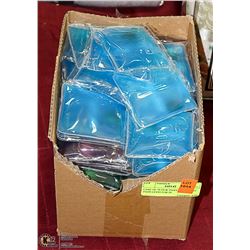 CASE OF 70 NEW INDIVIDUAL HEAT PADS GOOD FOR IN