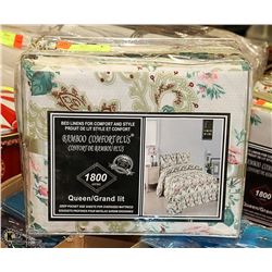 QUEEN SIZE BAMBOO COMFORT PLUS 1800 PATTERN SHEET