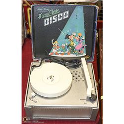 VINTAGE WALT DISNEY MICKEY MOUSE DISCO RECORD
