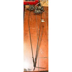 CAST IRON MOUNTAIN CLIMBERS, SET OF THREE