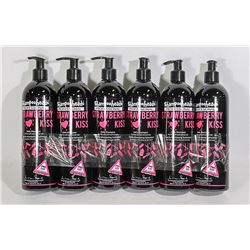 6 PACK SHAMPOOHEADS PROFESSIONAL STRAWBERRY KISS