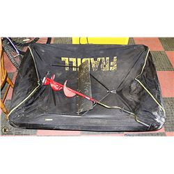 2 MAN FRABILL ICE TENT WITH TOW FRAME AND 7" AUGER