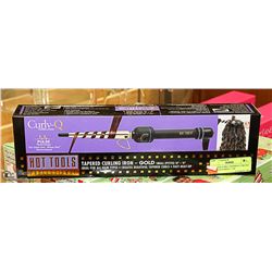 HOT TOOLS PRO TAPERED CURLING IRON-GOLD SMALL 3/8"