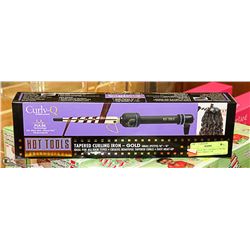 HOT TOOLS PRO TAPERED CURLING IRON-GOLD SMALL