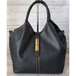 NEW BLACK BUCKET STYLE LADIES PURSE