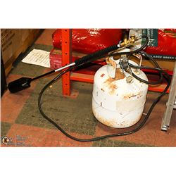 TIGER TORCH WITH PROPANE TANK