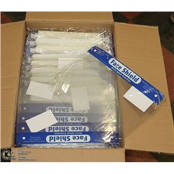 CASE OF 140 DIRECT SPLASH PROTECTION FACESHIELDS