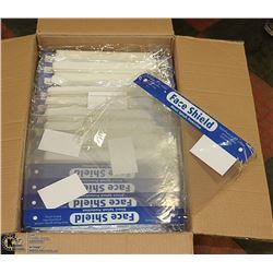 CASE OF 140 DIRECT SPLASH PROTECTION FACESHIELDS