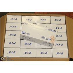 CASE WITH 20 BOXES OF MEDIUM RUBBER DISPOSABLE