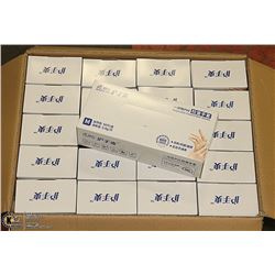 CASE WITH 20 BOXES OF MEDIUM RUBBER DISPOSABLE