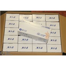 CASE WITH 20 BOXES OF MEDIUM RUBBER DISPOSABLE