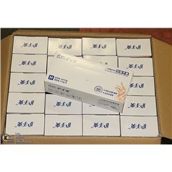 CASE WITH 20 BOXES OF MEDIUM RUBBER DISPOSABLE