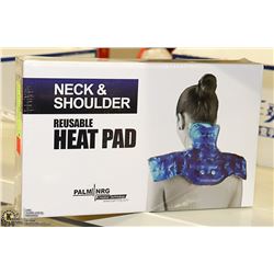 NEW REUSABLE PALM NRG NECK & SHOULDER HEAT PAD