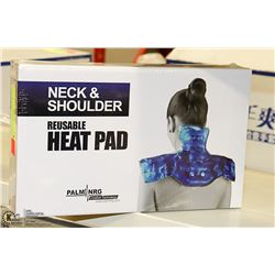 NEW REUSABLE PALM NRG NECK & SHOULDER HEAT PAD