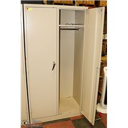 METAL STORAGE CABINET 2-DOOR 20" X 36" X 72"