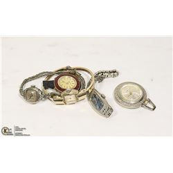 ASSORTED VINTAGE LADIES MANUAL WIND WATCHES