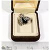 Image 1 : 925 SILVER BEE WITH ONYX AND GEMS