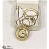 Image 1 : VINTAGE LADIES PENDANT POCKET WATCH ON CHAIN