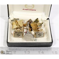 COLLECTION OF GOLD PLATED AND OTHER CUFFLINKS