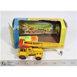 1960S MATCHBOX KING SIZE CRANE ORIGINAL BOX