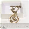 Image 1 : 14K GOLD SCORPION NECKLACE ON CHAIN