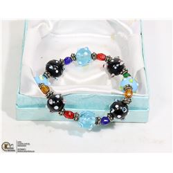 MURANO ITALY ART GLASS BRACELET