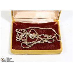 10K GOLD NECKLACE AND BRACELET SET