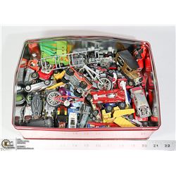 BOX OF VINTAGE TOY CARS