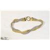 Image 1 : 14K GOLD TWO TONE BRACELET